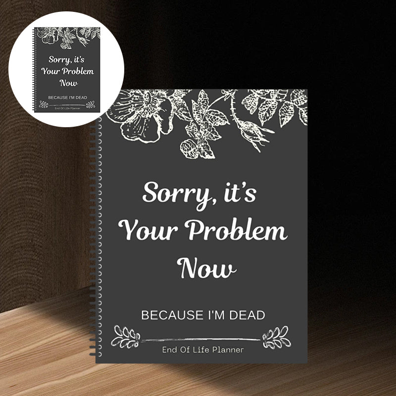 Portable Unisex End-of-Life Planning Organizer Kit, easy to store and access important information.