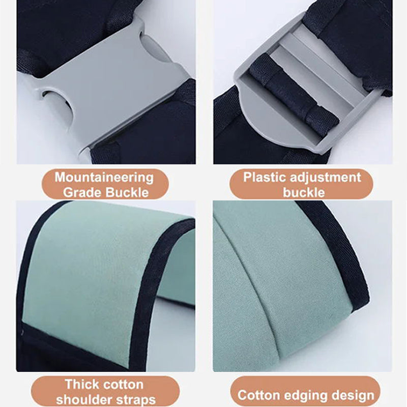 Unisex infant wrap in a neutral color, perfect for everyday use and comfortable for long hours.