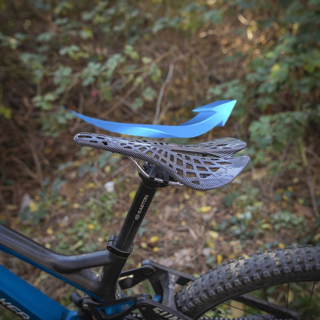 Enhanced riding experience with this unisex ergonomic bicycle saddle. Comfortable and durable bike accessory for all cycling.