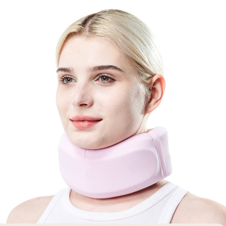 Unisex ergonomic cervical collar for consistent neck support and optimal posture correction.