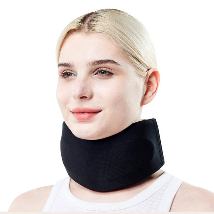 Ergonomic neck brace, versatile for snoring aid and posture, offering comfort and support.