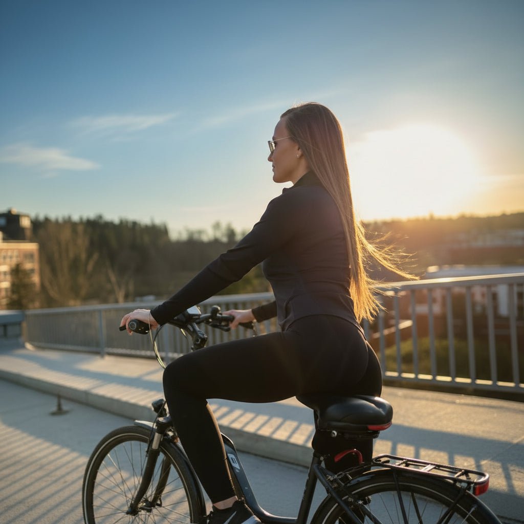 Comfortable unisex cycling saddle with ergonomic design & suspension for enhanced ride.