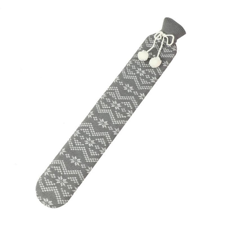Extra long hot water bottle, soft & safe cover, a home essential for relaxation and comfort