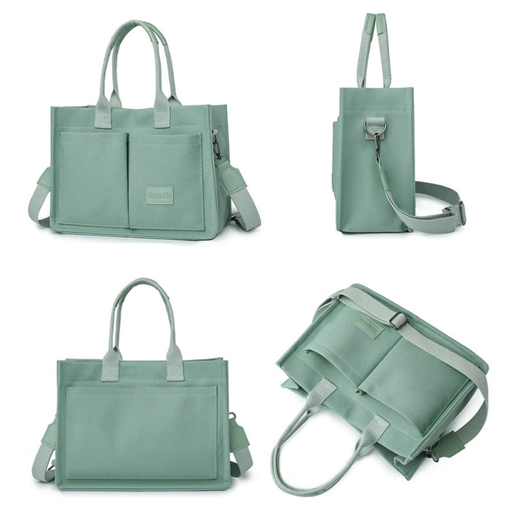 Travel-friendly crossbody bag made from sturdy canvas, a reliable and fashionable choice.