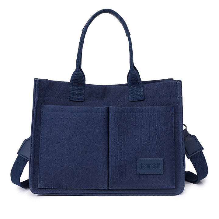 Unisex casual bag crafted from rugged canvas, built to last and suitable for any outing.