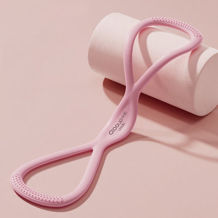 Unisex figure 8 resistance band for fitness, muscle toning, and strength training. Enhance your workouts.