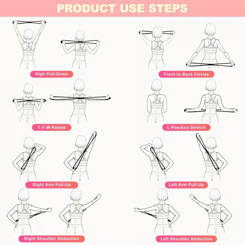 Durable figure 8 resistance band for versatile fitness exercises, strength training, and improved flexibility.