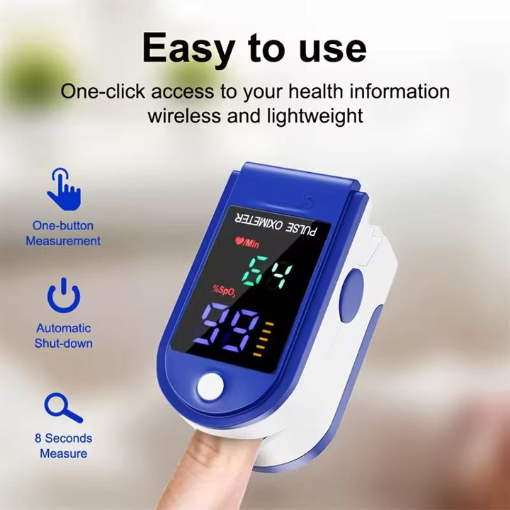 Digital pulse oximeter, a key medical supply for accurate and instant blood oxygen readings