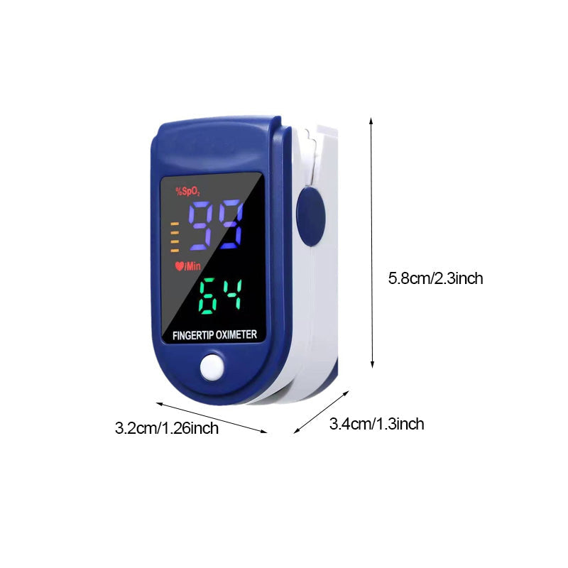 White and grey pulse oximeter, designed for comfortable and quick non-invasive health checks