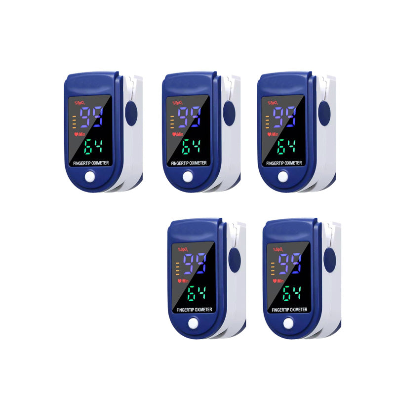 Portable blood oxygen monitor, featuring a clear display for easy interpretation of health data