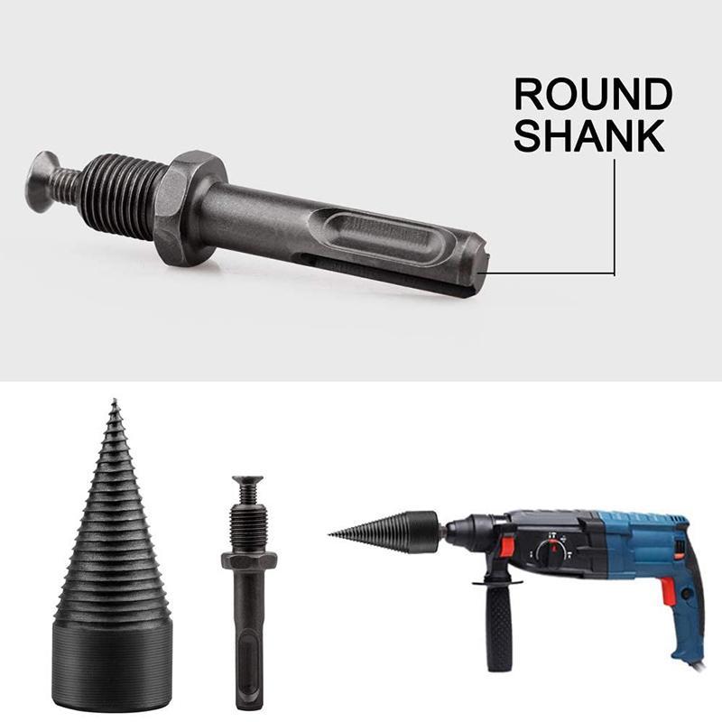Efficient log splitter drill bit, a versatile home improvement and outdoor gear accessory