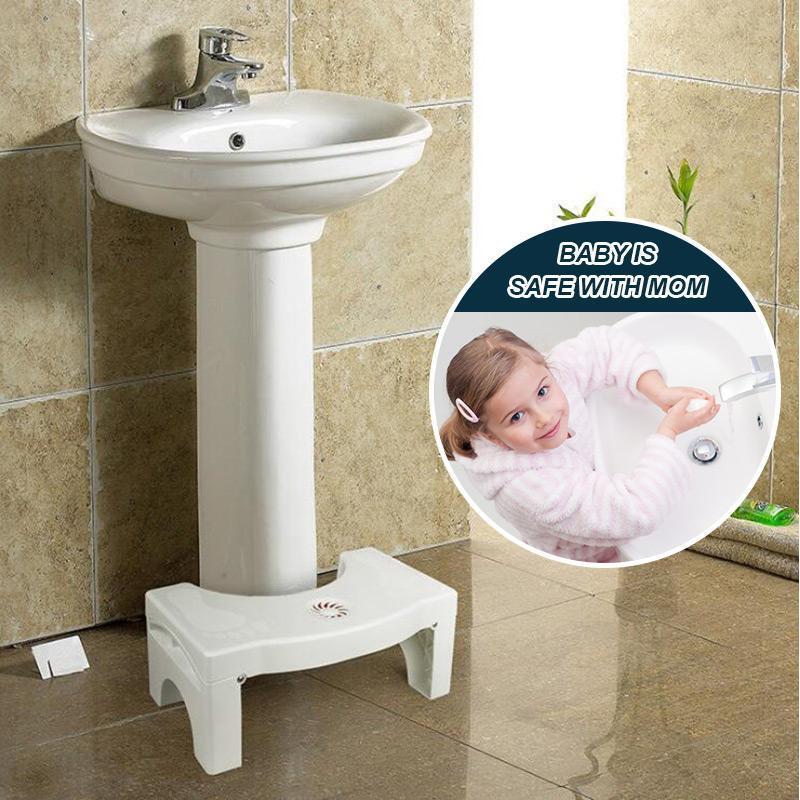 Compact folding toilet stool, suitable for all adults, promotes natural squatting position, health houseware.