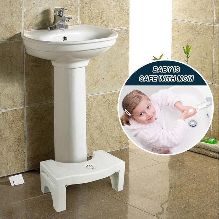 Compact folding toilet stool, suitable for all adults, promotes natural squatting position, health houseware.