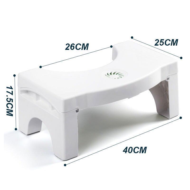 Health-promoting folding toilet stool, ergonomic squatting position, a must-have bathroom houseware.