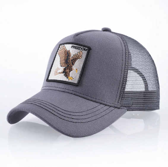 Outdoor wear freedom cap, unisex, featuring an eagle design, perfect for summer activities.