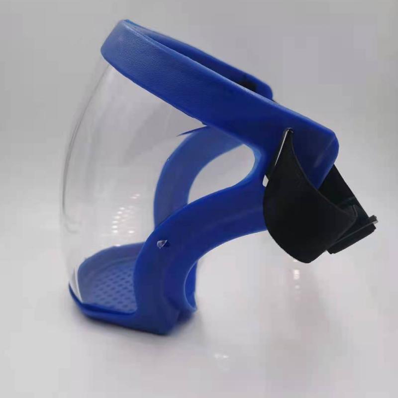 Safety gear anti-fog full face shield, transparent visor, essential for workplace and personal protection