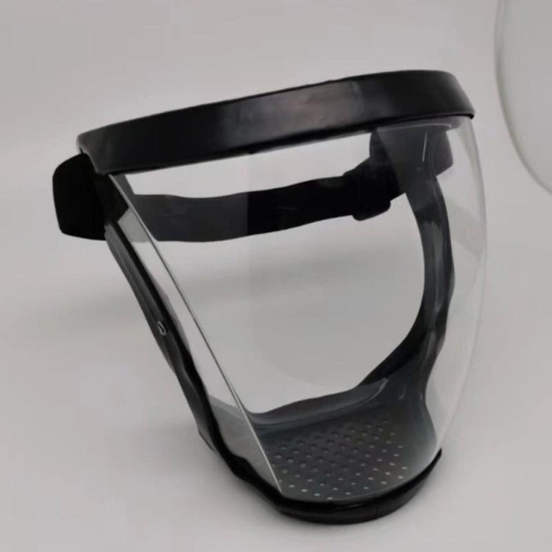 Unisex protective full face shield, clear anti-fog visor, excellent personal protection and splash guard