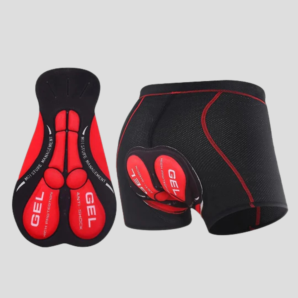 Performance unisex gel-padded cycling undershorts. Ideal bike shorts for comfortable road & mountain biking.