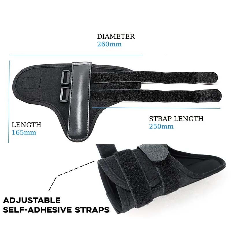 Black unisex golf swing training wrist brace, an essential golf accessory