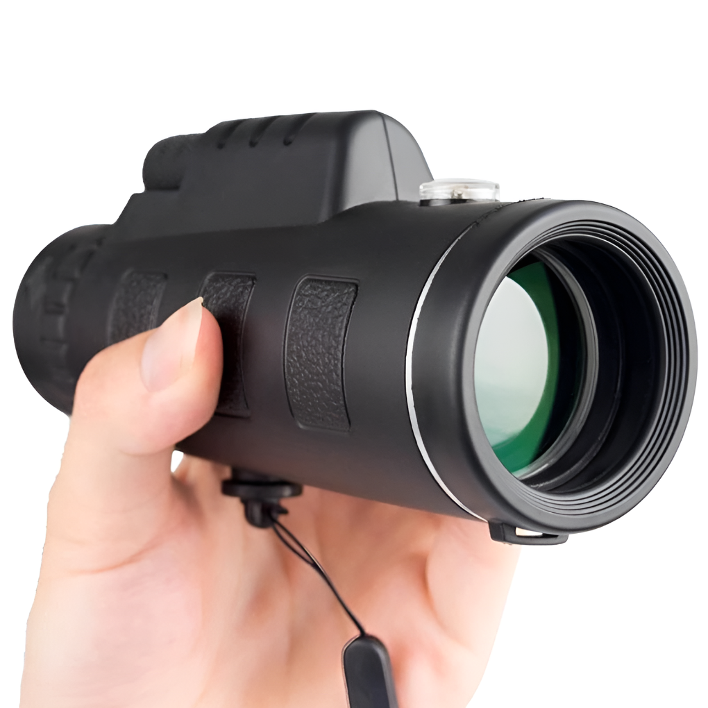Portable HD monocular for bird watching, wildlife observation & nature exploration. Clear outdoor optics.