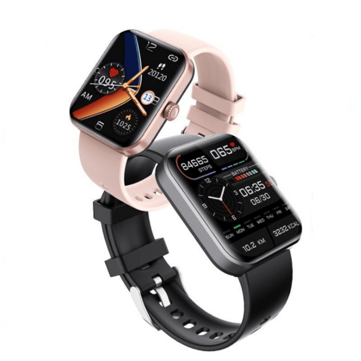 Stylish unisex health watch, a wearable tech device for vital sign and blood sugar monitoring.