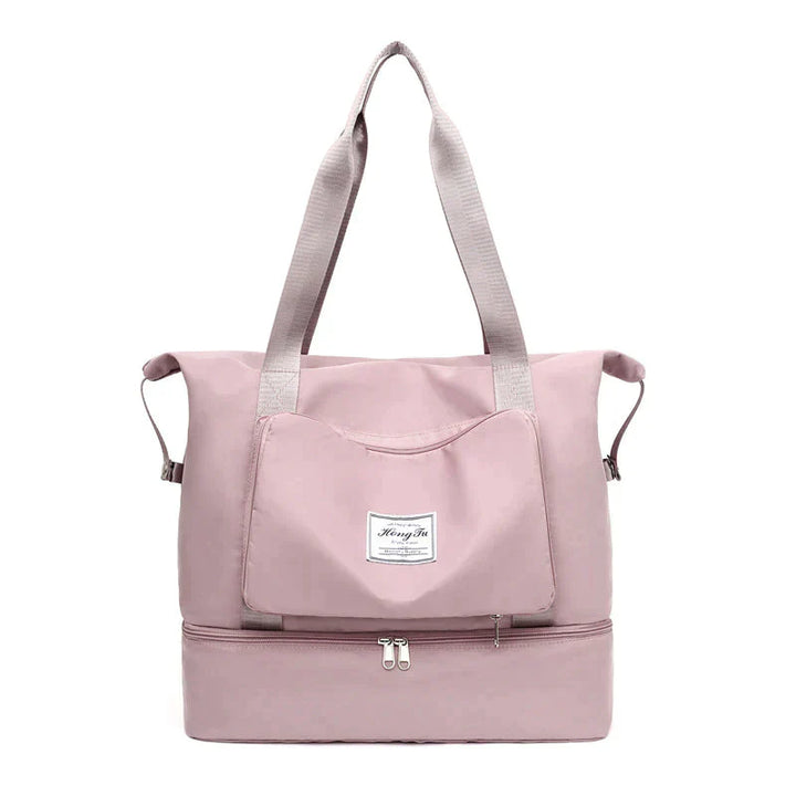 Weekend bag for men and women, high-capacity travel duffel with wet separation compartment