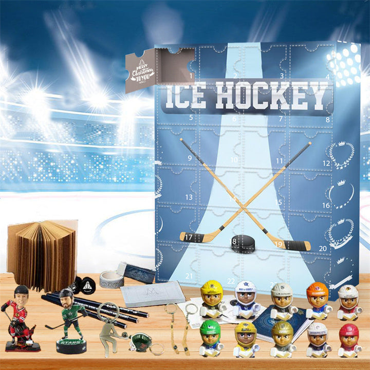 Unisex Hockey Fan Advent Calendar 2024, a fun countdown with 24 sports fan surprises inside