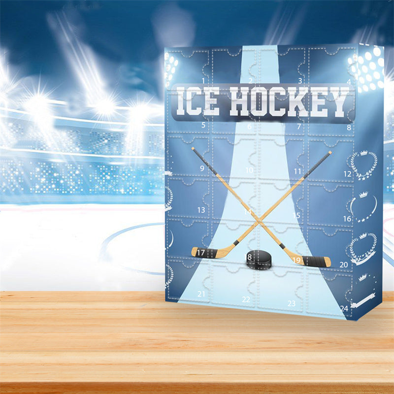 Hockey themed Advent Calendar 2024 for unisex fans, collectible holiday gifts for Christmas countdown