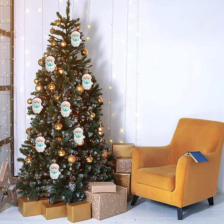Unisex 'Holiday Survivor' ornament on a winter-themed background, festive Christmas decoration idea