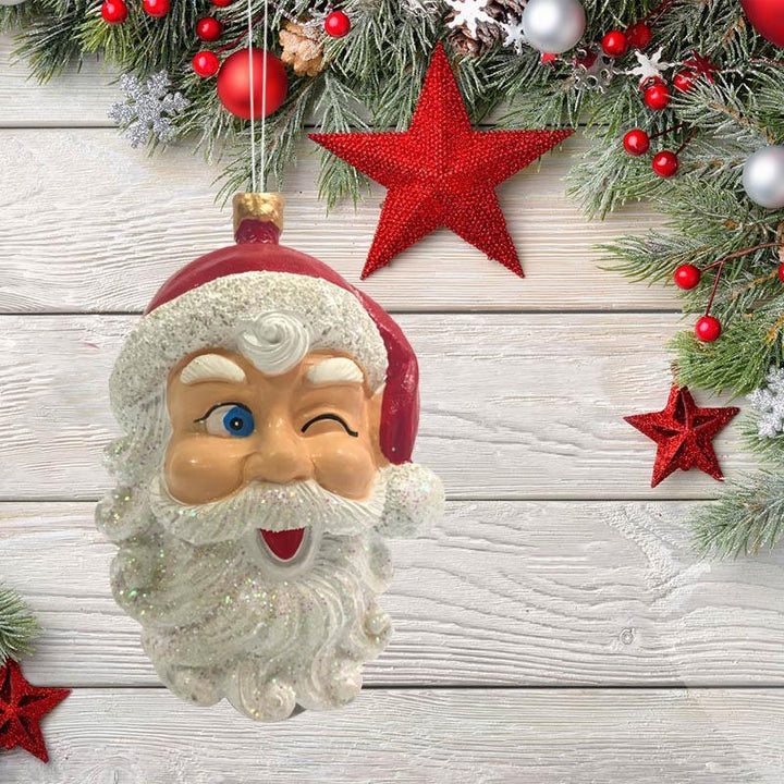 Hand holding 'Holiday Survivor' ornament, showcasing size, perfect Christmas novelty gift