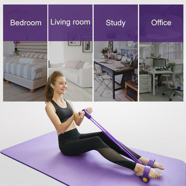 Home fitness pedal resistance band, perfect for full-body strength training