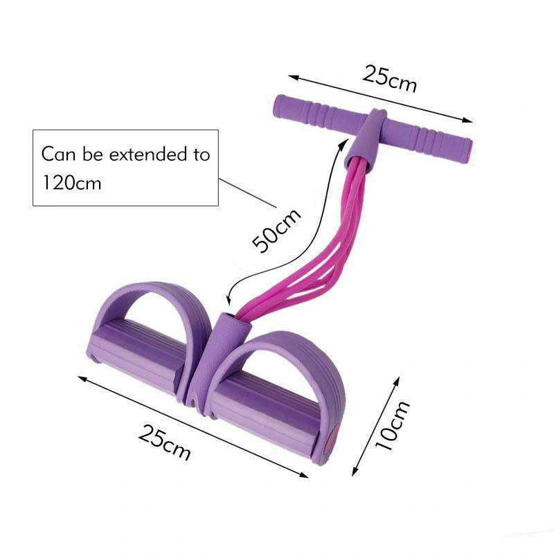 Compact unisex resistance band for convenient home fitness & muscle toning