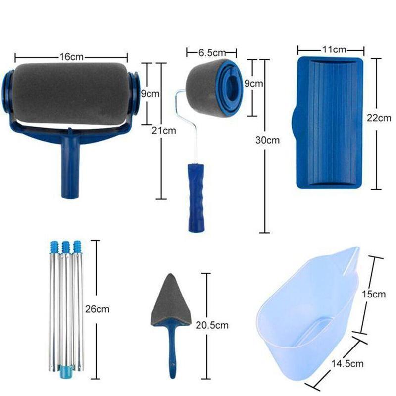 Essential paint roller kit for household use, making home painting and cleaning tasks simpler