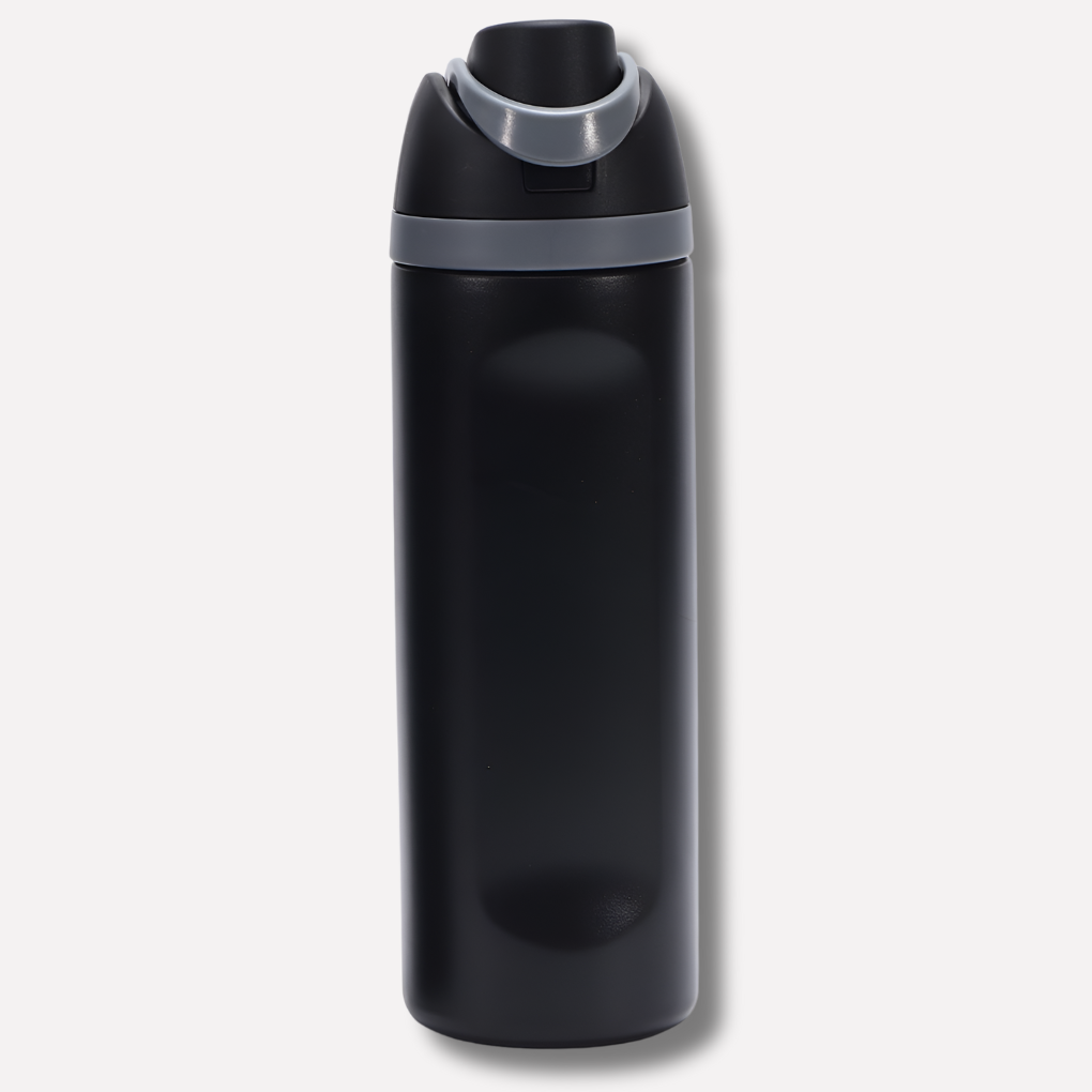 Hydration on-the-go: leakproof insulated stainless steel water bottle, matte finish, eco-friendly.