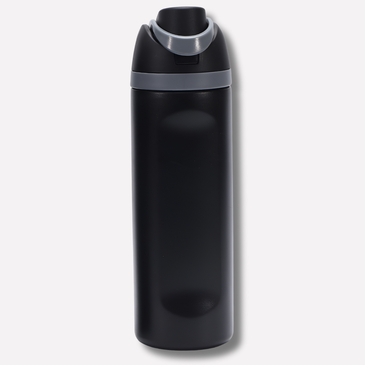 Hydration on-the-go: leakproof insulated stainless steel water bottle, matte finish, eco-friendly.