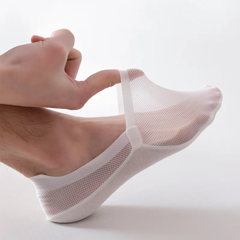 Unisex invisible no-show anti-slip socks, multipack for everyday comfort and snug fit.