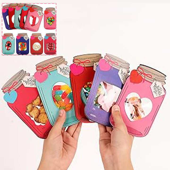 Unisex kids' wishing jar greeting card craft kit, perfect for birthdays & Valentine's Day