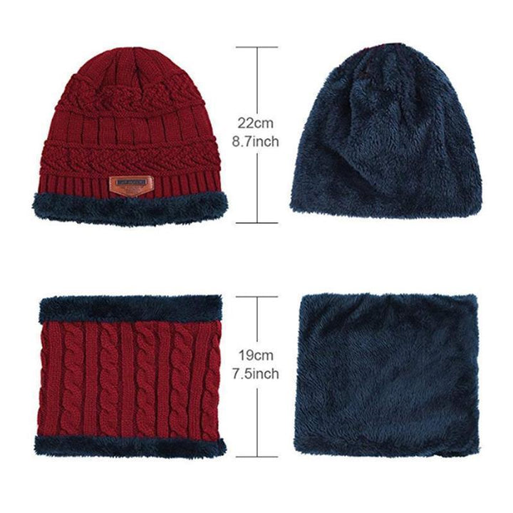 Stack of folded knitted scarves in various colors, emphasizing the warmth and versatility of these winter accessories.