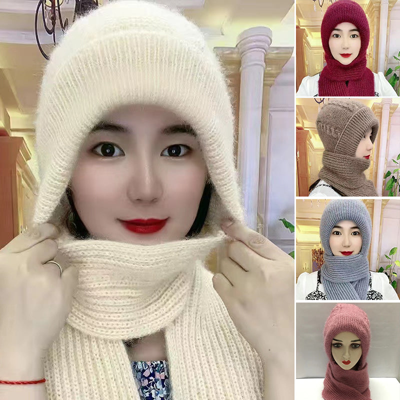 Unisex winter cap scarf bundle, featuring thermal insulation, windproof fabric & ear protection