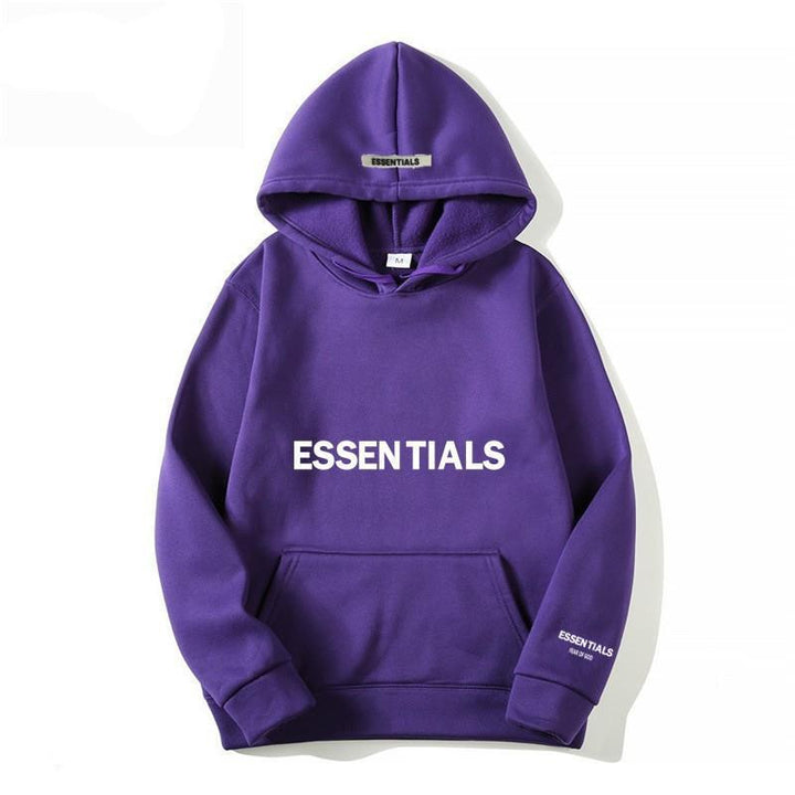 New unisex letter print pullover hoodie, combining comfort, casual wear, and street style effortlessly.