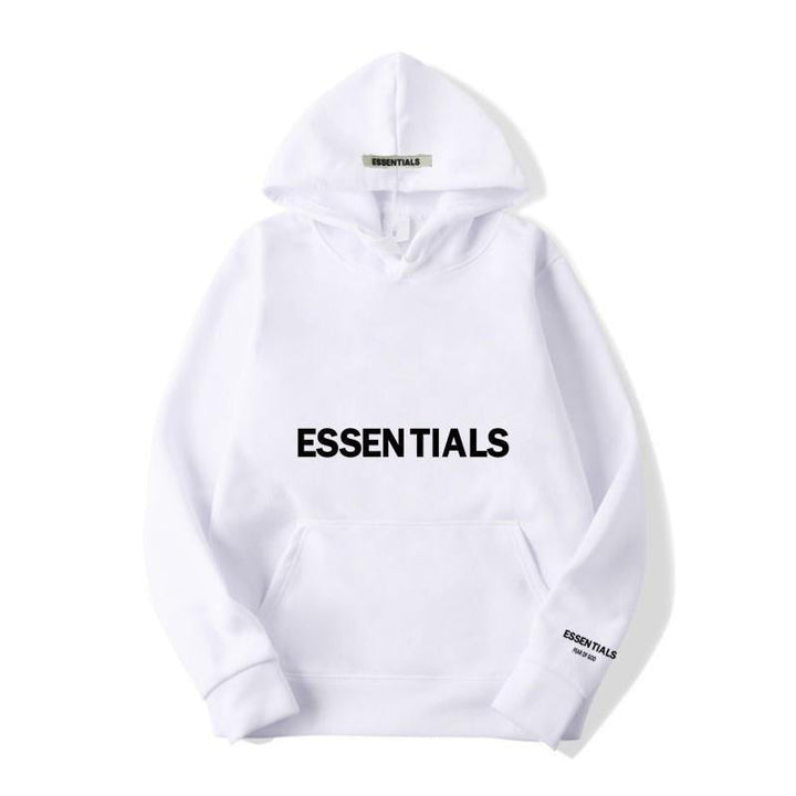 Long sleeve unisex letter print pullover hoodie, comfortable outerwear for a relaxed casual look.