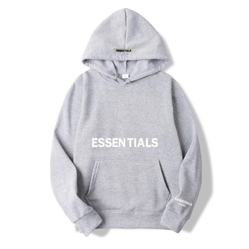 Back view of a relaxed fit unisex letter print pullover hoodie, comfortable for everyday wear.