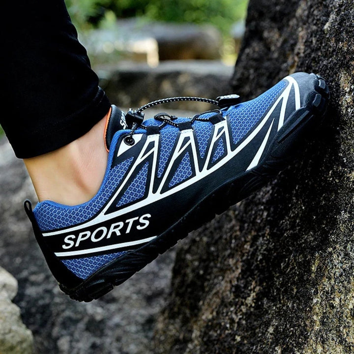 Barefoot road cycling shoes, lightweight unisex design for comfort & performance on paved trails.