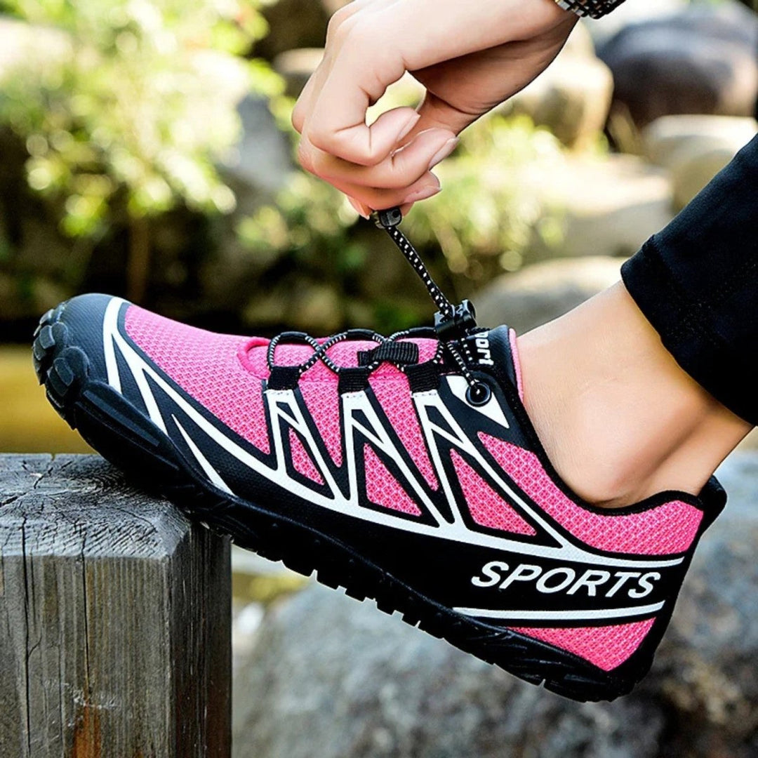 Versatile unisex lightweight barefoot cycling shoes for both road & trail, ensuring comfort & performance.