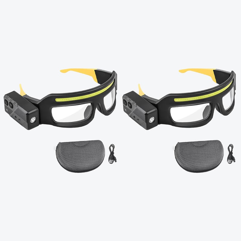 Diagram showing how to charge the headlamp via USB, emphasizing ease of use and portability.
