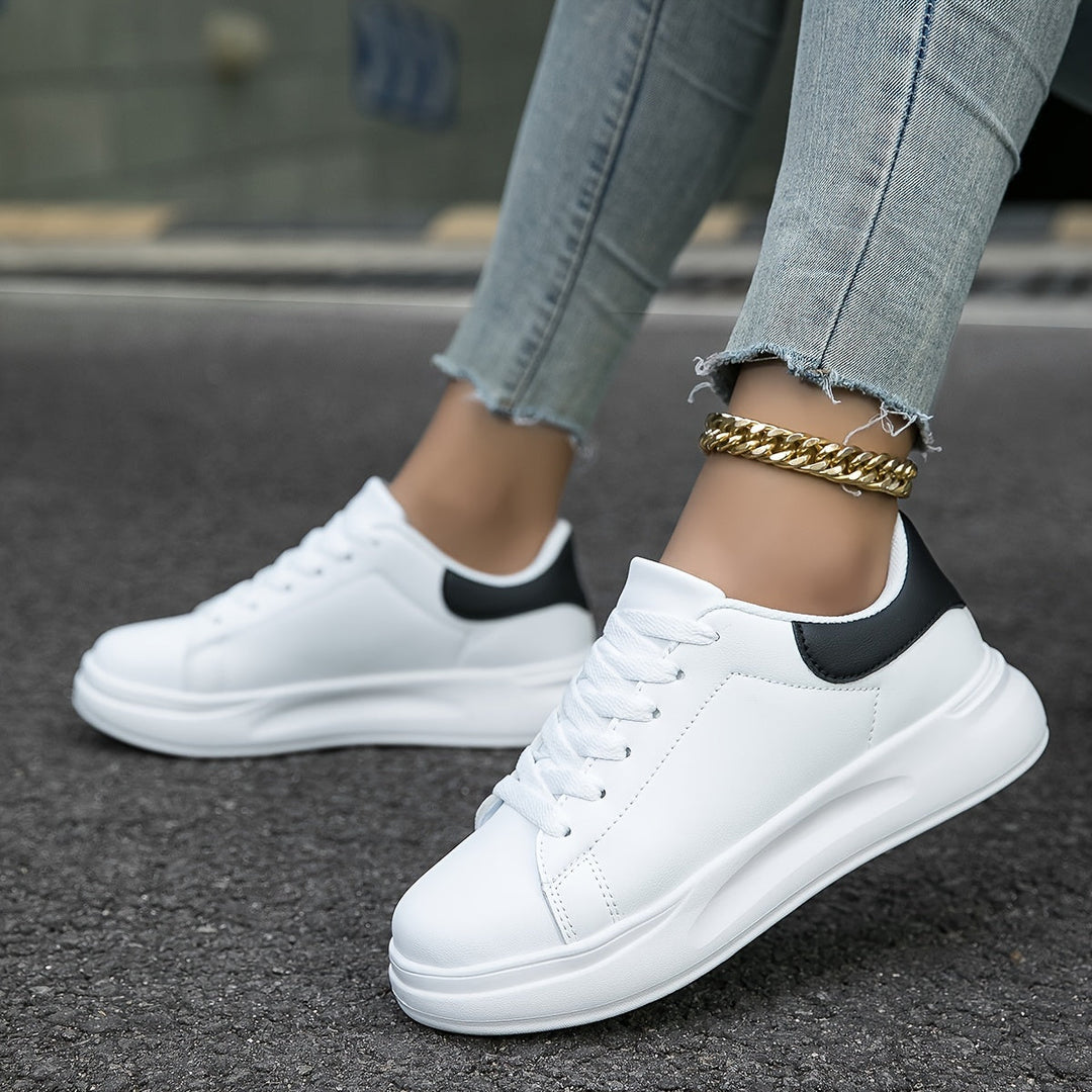 Durable, slip-resistant sole of unisex orthopedic comfort sneakers, ensuring stable and secure daily walking.
