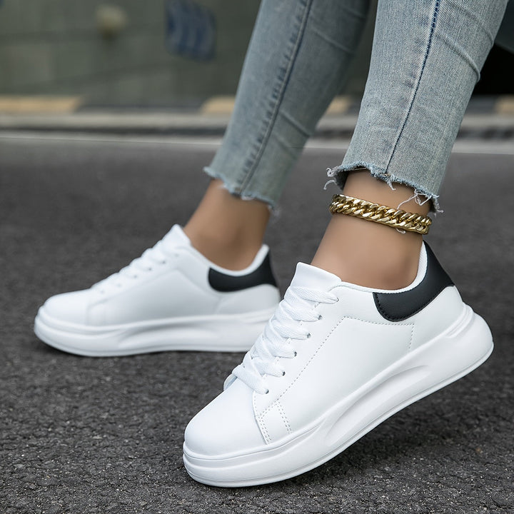 Durable, slip-resistant sole of unisex orthopedic comfort sneakers, ensuring stable and secure daily walking.
