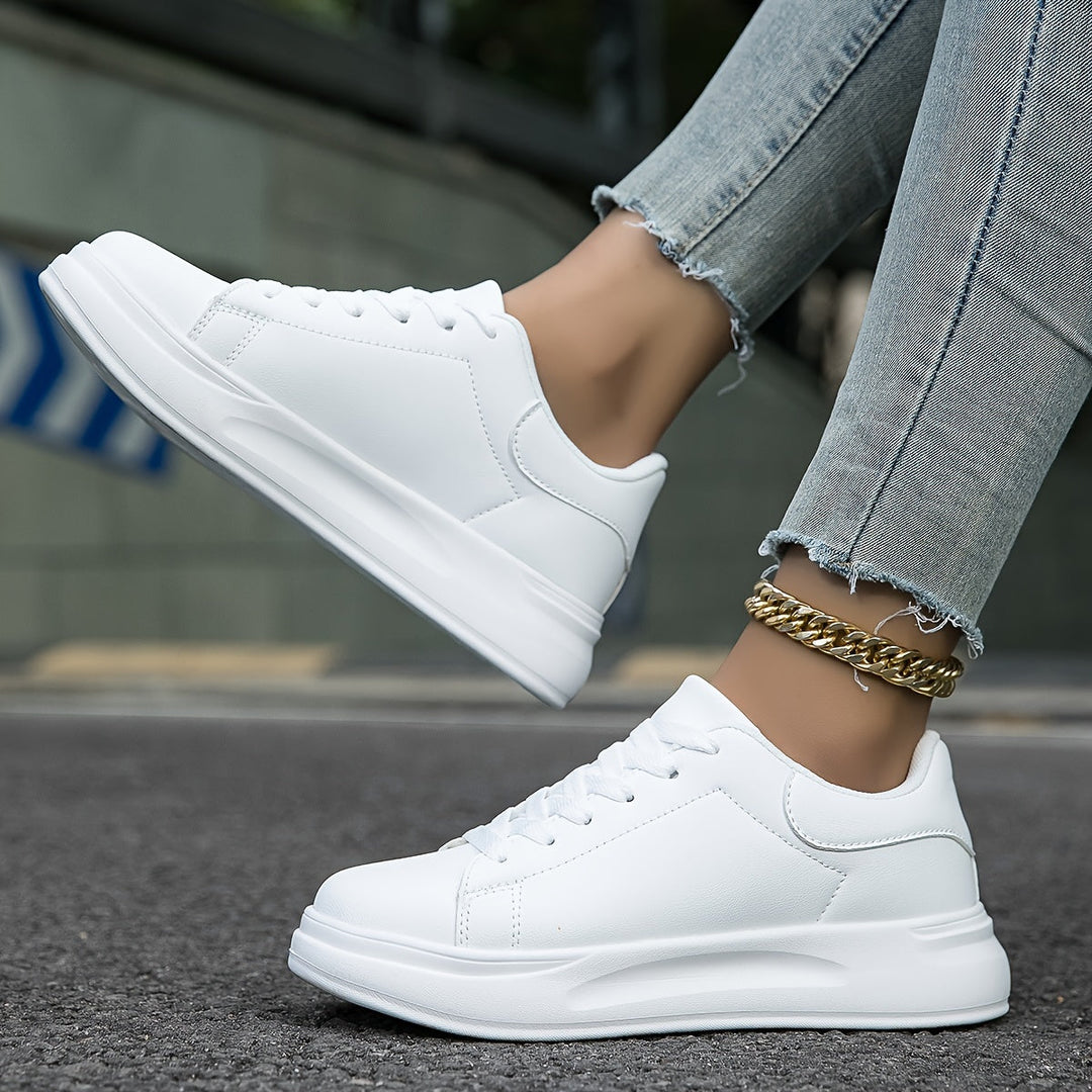 Unisex orthopedic walking shoes in motion, showcasing dynamic comfort and stability for active individuals.