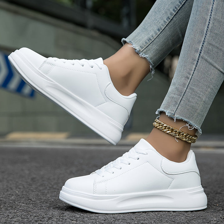 Unisex orthopedic walking shoes in motion, showcasing dynamic comfort and stability for active individuals.