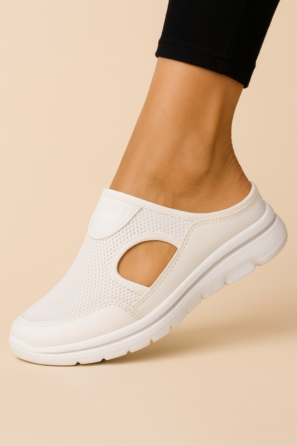 Cozy unisex home slippers, orthopedic design for lightweight, breathable all-day comfort and easy wear.